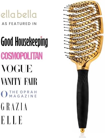 ELLA BELLA® Detangling Hair Brush Set, Vented Fast Dry Blow Drying Brush - Image 3