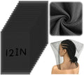 16PCS Black Hair Net 12 x 17.7 Inch Stretch Weaving Nets for Sew in Weave by Unknown