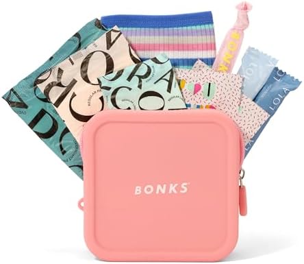 BONKS GoGo Kit - First Period Kit Ages 10-14 (S - M) - Tween Period Starter Kit - Emergency Kit for Girls - Essential Hygiene Kit - Includes Pads, Tampons, Underwear & More - Image 2
