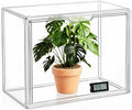 Mini Greenhouse for Indoor, Clear Tabletop Stackable Green House, Portable Acrylic Plant Green House with Magnetic Waterproof Door for Plants Grow Warmer, Seed Starting... by Unknown