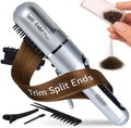 Split-Ender Mini – Original Cordless Split End Hair Trimmer for Dry, Damaged, Brittle, Frizzy, Curly or Straight Hair 3 AAA Battery Operated Hair Clipper for Home Use – Silver by Split-Ender