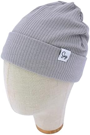 Jersey Beanie Hat for Newborn Baby Boys Girls Silky Satin Lined Hats Bonnet Toddler Infant Little Kids Beanies Caps - Image 2