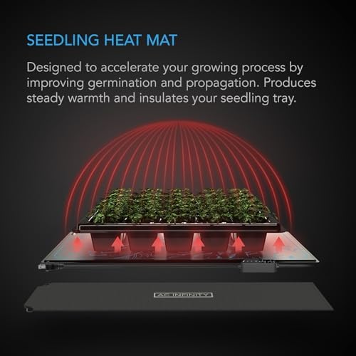 AC Infinity SUNCORE H3, Seedling Mat 10” x 20.75” w/ Smart Heat Controller - Image 2
