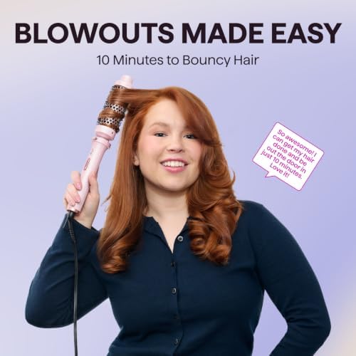 Wavytalk 3 in 1 Curling Wand Set with Heated Round Brush,Versatile Styling - Image 7