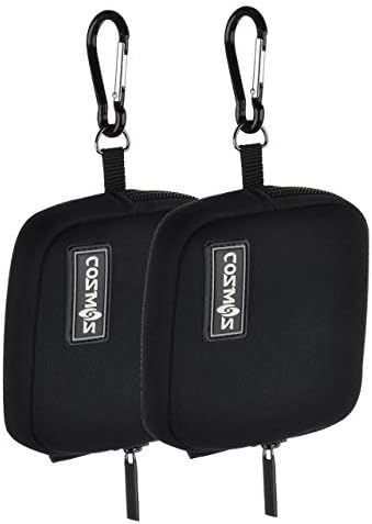 CM Pack of 2 Mini Pouch Case Bag Small Travel Storage Carrying Bag Compatible with MagSafe Power Adapter, Laptop Accessories Cables, Cords, USB Drives, Earphones - Image 2