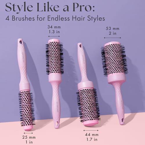 Lily England Round Brush Set for Blow Out 4 Brushes for Voluminous Blowouts - Image 4