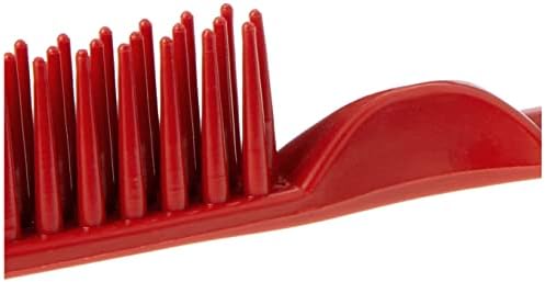 CocoBlack Naturals 3 Row Styling Comb For Detangling, Defining And Separating Curls (Red) - Image 5