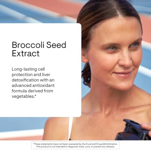 THORNE Broccoli Seed Extract, Sulforaphane Glucosinolate (SGS), 60 Capsules - Image 3