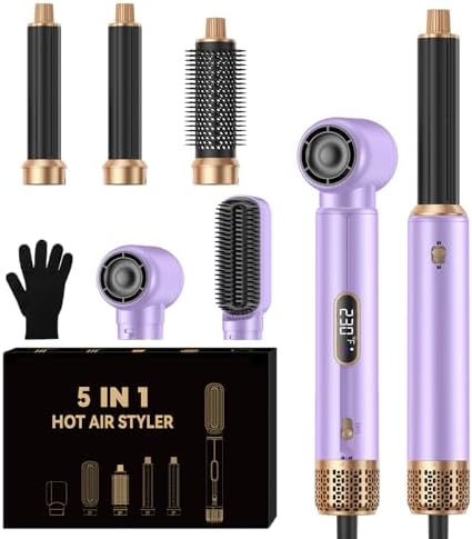 Ukliss Blow Dryer Brush,5 in 1 Hair Dryer Brush Upgrade Hot Air Brush by Ukliss