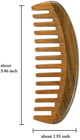 Louise Maelys Wooden Wide Tooth Comb For Curly Hair - Image 2