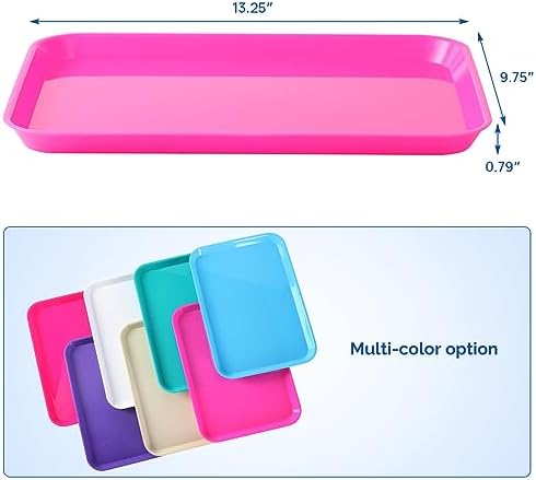 JMU Pink Dental Procedure Trays Flat Trays Size B 13.25" X 9.75" - Image 4