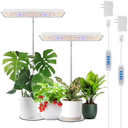 Plant Grow Light, 11in Full Spectrum for Indoor Plants with Base by Wiaxulay