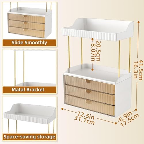 StorBin Arcylic 5-Tier Makeup & Skincare Organizer for Vanity, Bath - Image 2