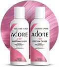 Adore Semi Permanent Hair Color, 190 Cotton Candy, 4 Fl Oz (2 Pack) by Adore