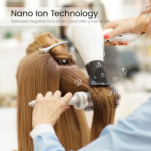 AIMIKE NaturaVol Round Brush for Blow Out, 1.7" Medium Brush for Fine Hair - Image 6