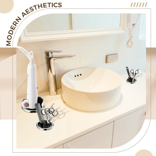 MorningRo 3 Pcs Hair Dryer Holder Insert, Sliver, 3"+2"+1.5" - Image 7