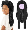 AWAYTR Kids Bonnets for Girls - Satin Long Hair Braid Bonnet for Sleeping by AWAYTR