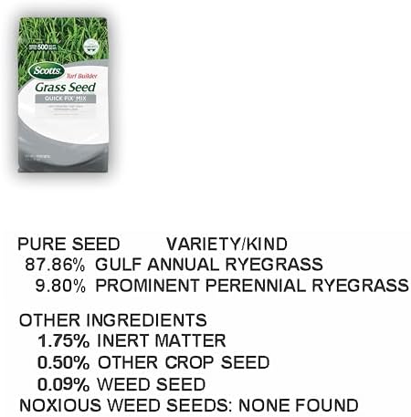 Scotts Turf Builder Grass Seed Quick Fix Mix, 3 lbs. (6-Pack) - Image 2