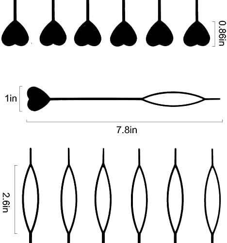 Hoyols 12pcs Quick Topsy Tail Hair Beader for Braiding Beads on Braids, Loop Threader and Braider for Kids Girls, Ponytail Hair Styling Maker Set of 12 - Black - Image 2