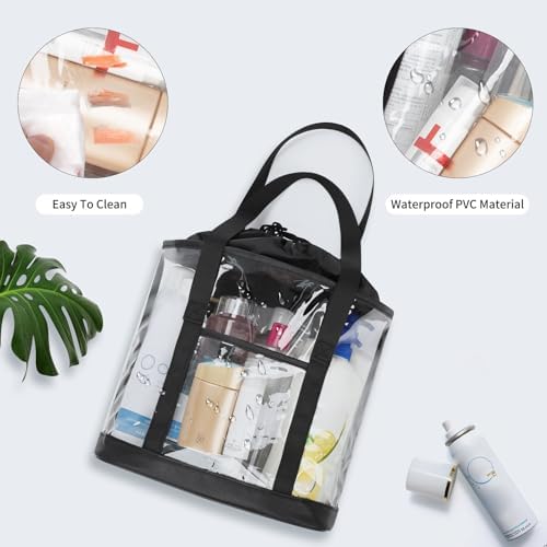 Large Clear Toiletry Bag, Travel Toiletry Bag for Women Men, Clear Tote Bag - Image 7
