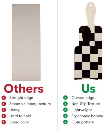 FRAMAR Checkered Balayage Board and Paddle Set, Highlighting Board, 2 Pack - Image 4