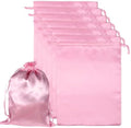6Pcs Pink Wig Bags with Satin Drawstring by Unknown