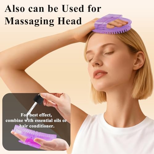 2Pcs Meridian Massage Brush, Upgrade Pro Meridian Brush for Belly - Purple - Image 4
