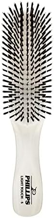 Phillips Brush Light Touch 6 Detangling Hair Brush, Full Size Ivory White by PhillipsBrush