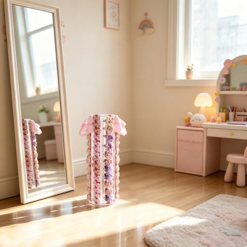 Bow Holder Bow Organizer for Girls,Baby Hair Clips Storage Stand,Hair Accessory Organizer Rack for Baby Newborn Infant Toddler Kids (mgh-T-60CM-0ju) - Image 6