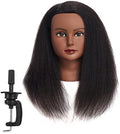 14-16 inch 100% Real Hair Mannequin Head for Hairdresser by training+head
