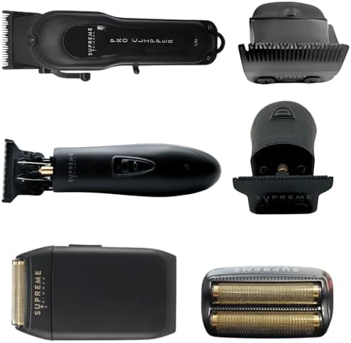 Supreme Trimmer 3-in-1 Pro Clipper Lite, T-Shaper & Crunch Shaver Kit - Image 5