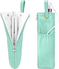 Hot Hair Tools Travel Bag with Heat Resistant Mat, 2-in-1 Hot Tools Organizer for Curling Iron, Flat Iron, Portable Travel Holder & Mat for Women (Green) by Fgsimply
