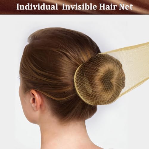 Dance Hair Accessories Kit: Invisible Hair Net, Hair Bobby Pins & Flyaway Tamer - For Professional Dance Competition (Ballet, Wedding, Flight Attendant, Work) - Image 5