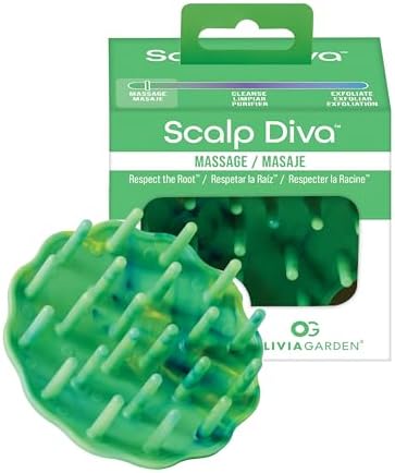 Olivia Garden Scalp Diva Scalp Care Brush - Healthy hair starts with a healthy scalp - Helps with Exfoliating, Cleansing and Massaging - Professional Hair Care Tool for All Lengths - Snag-Free Design by Unknown