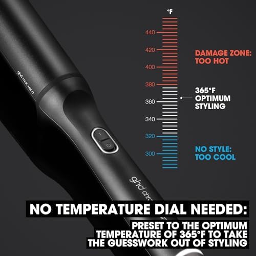 ghd Chronos Curve Max Wand, 1.5" Barrel, Black - Image 6