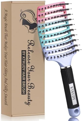 Detangling Brush for Women & Kids, Wet & Dry Hair, All Hair Types by KTKUDY