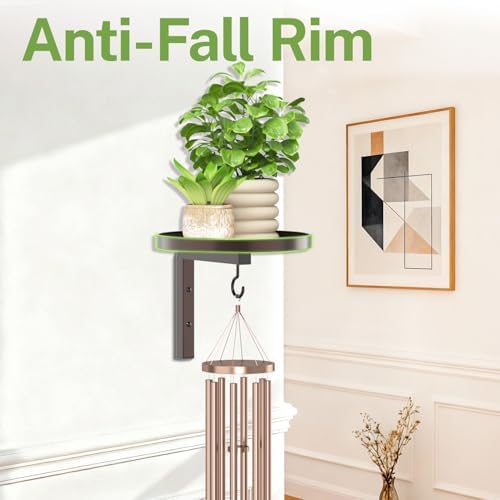 Plant Wall Hanger Holder Set of 2 for Indoor Outdoor, Bronze - Image 4