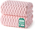REDKISS Pink Microfiber Bath Towels Lagre, 30"x60" Super Absorbent Towels by REDKISSOnline