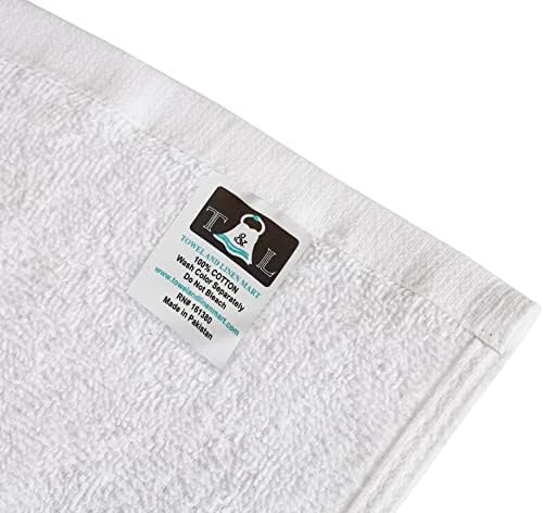 Towel and Linen Mart Silver Salon Towels, Pack of 12 (Not Bleach Proof, 16 x 27 Inches) Highly Absorbent Towels for Hand, Salon, Gym, Beauty, Spa, and Home Hair Care (White, 16 X 27) - Image 7