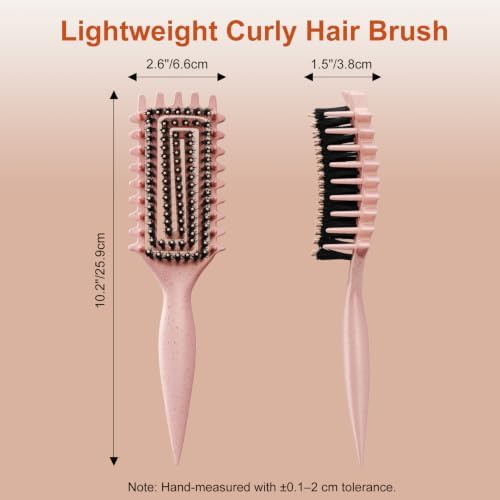 Curly Hair Brush, Curl Brush For Wet & Dry Hair,Curl Defining For Women&Men - Image 6