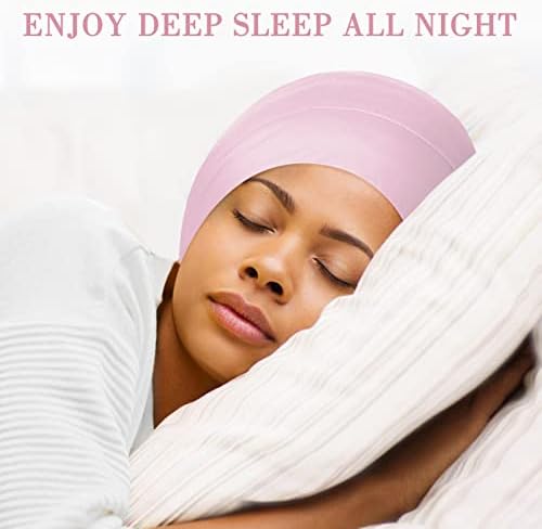 Fittia Satin Lined Sleep Bonnet, Adjustable Non-Slip Cap For Locs, Medium - Image 3
