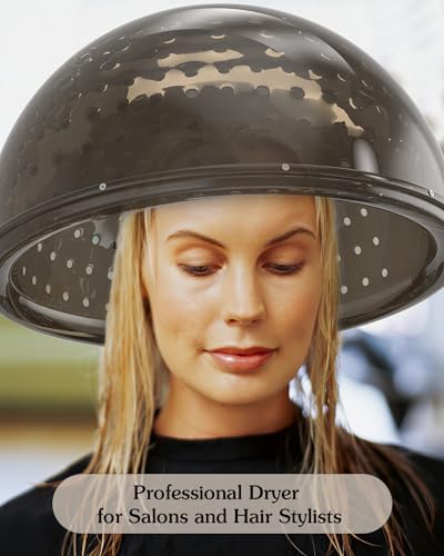 SyyBhb Professional Hooded Conditioning Salon Dryer 1000W with Stand, 60-Minute Timer, Temperature Adjustable, Angle & Height Adjustable Downdraft Hood - Image 2