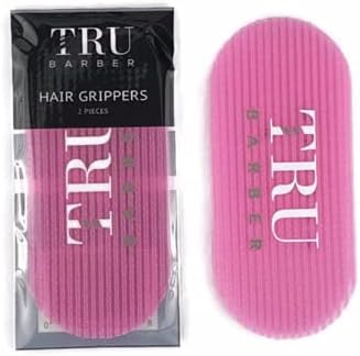 TRU BARBER Hair Grippers for Men and Women 6pcs Bundle - Salon and Barber, Hair Clips for Styling, Sectioning, Cutting and Coloring, Nonslip Grips, Hair holder (Pink) - Image 2