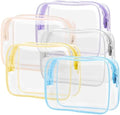 PACKISM TSA Approved Toiletry Bag - Clear Makeup Bag Travel, 5 Color Medium by Packism