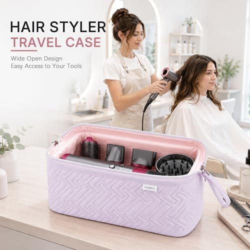 Leudes Hair Dryer Tools Travel Bag for Shark Flex Style Case Air Wrap - Image 5