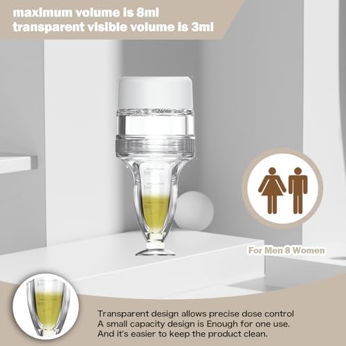 Scalp Applicator Comb,Minoxidil Applicator tool,Hair Oil Essential Serum Liquid Massager for Hair Growth, Follicle Care Treat hair Loss Thinning (transparent*4) - Image 4