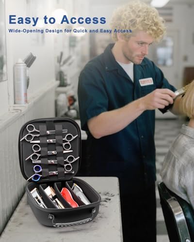 Portable Hard Travel Case for Hair Clippers & Hair Cutting Barber Supplies - Image 6