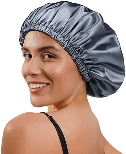 YANIBEST Satin Bonnet for Sleeping Women Men, Adjustable Hair Bonnet - Image 2