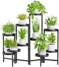 iDavosic.ly Plant Stand Indoor Outdoor, 10 Tier Metal Corner Shelf, Black by iDavosicly