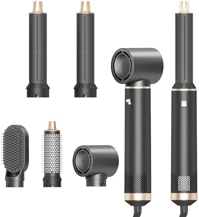 Dryhsip 5 in 1 Hair Styler & Wrap Air Curler, Low-Speed Hair Tools by Dryhsip